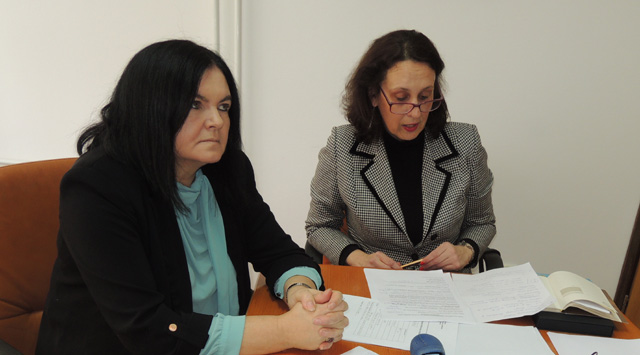 Ravnateljica Ivanka Stilinović i predsjednica Upravnog vijeća  Anela Serdar-Pašalić/Snimio Marko Čuljat                                                                                                                                                   